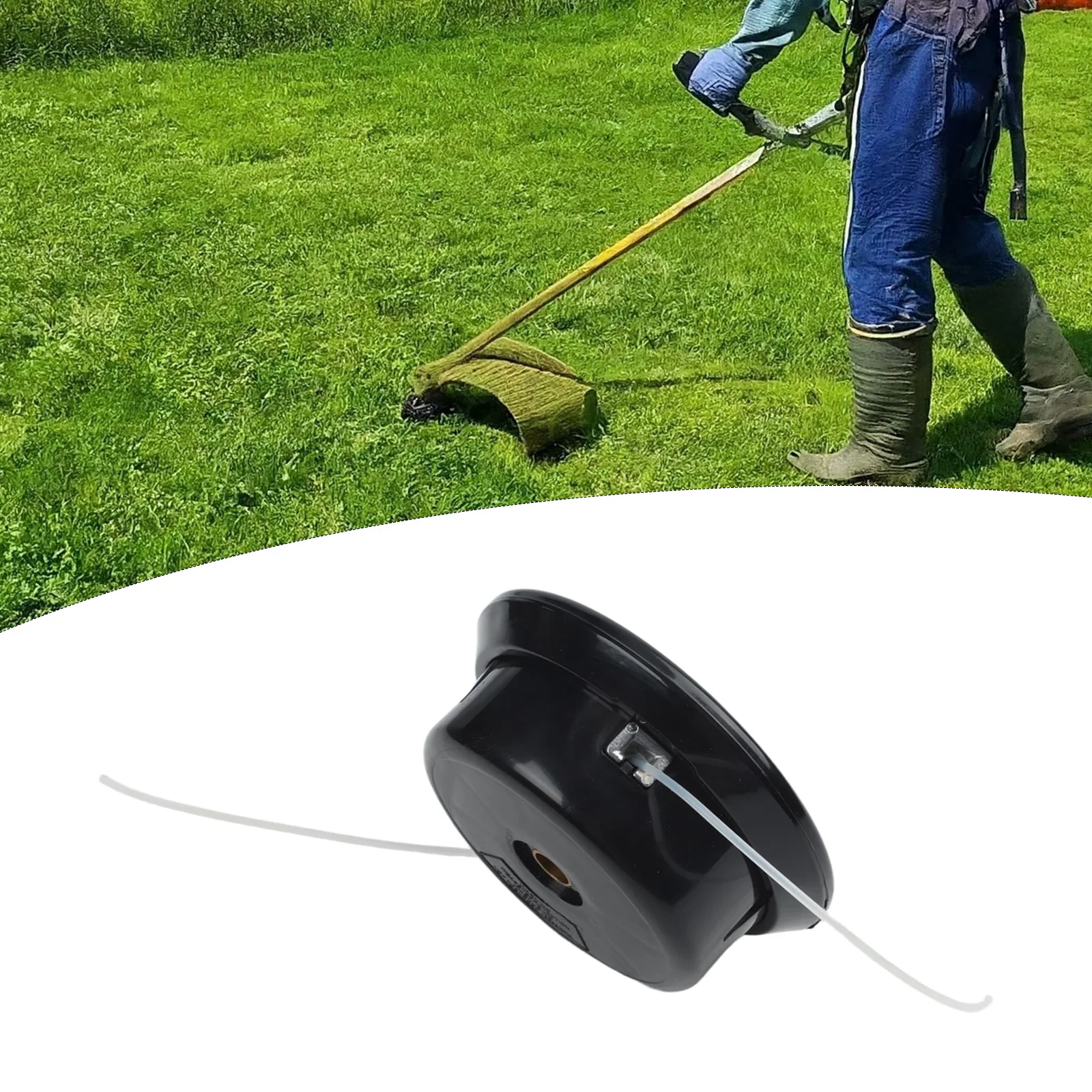 Bump Feed Line Trimmer Head Compatible with UMK422 For UMK425 UMK431 UMK435 UMT431 UMC425 UMC435 M10 1.25 M12X1.25 Models