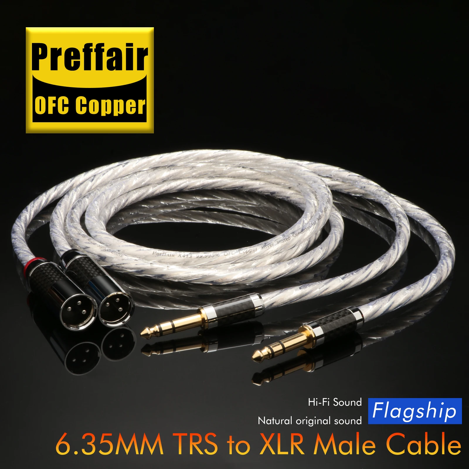 Preffair X413 6.35mm TRS - 2XL - Xlr To 6.35Mm Balanced Audio Cable Patch incelemesi ve fiyatı