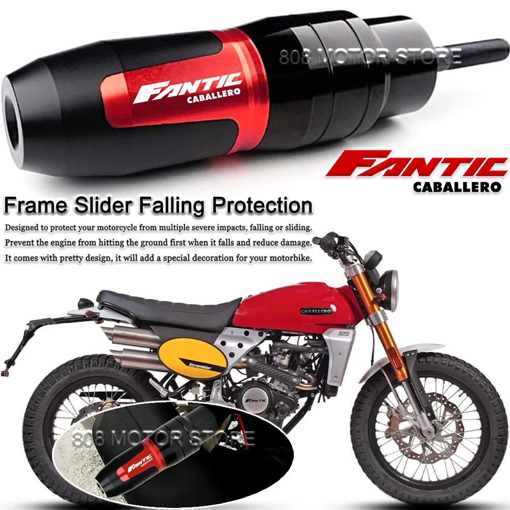 

For Fantic Caballero 500 700 Motorcycle CNC Accessoires Falling protection Exhaust Slider Crash