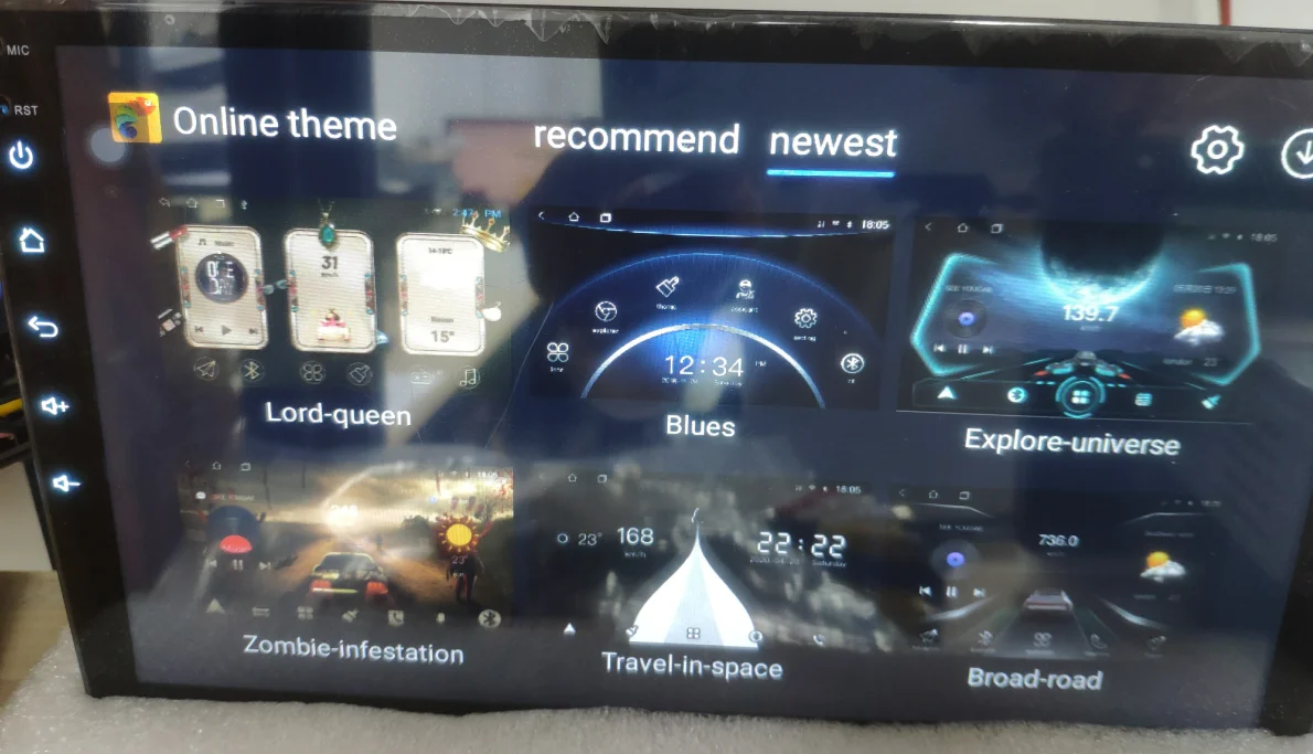 WITSON UI Theme AI Voice Activated Code for Car Multimedia