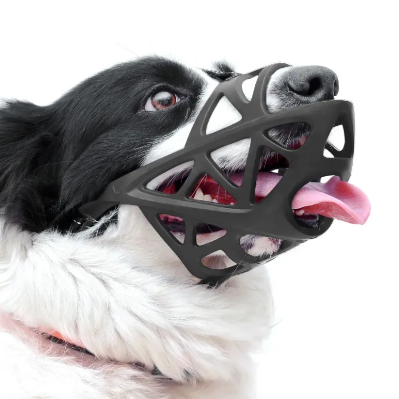 Dog Muzzle for Large Medium Small Dogs, Pet Basket Muzzles, Adjustable Dog muzzles for Grooming, Drinkable Sturdy Cage Muzzle