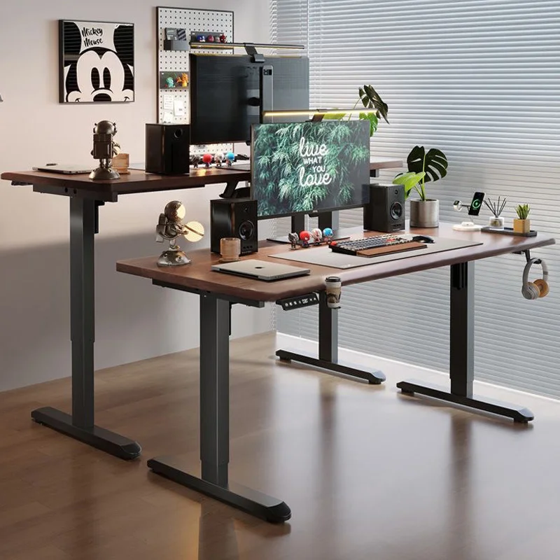 Single Motor Smart Electric Lift Computer Table Home Sit Desk Liftable Height Adjustable desk Office Learning Standing Desk