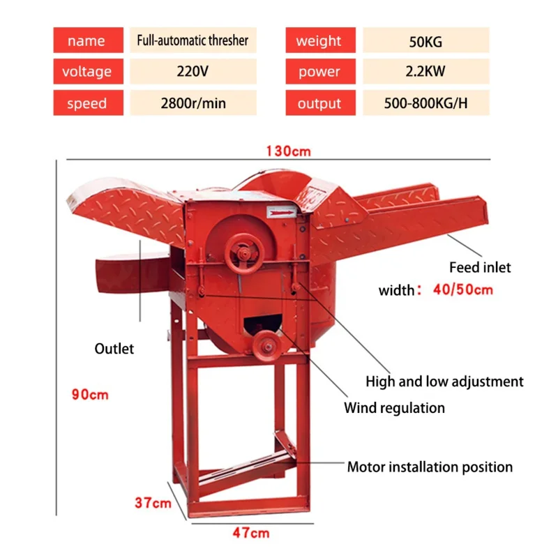 

Changtian 2023Electric For Cake Quinoa Engine Poweredsoya Bean Thresher