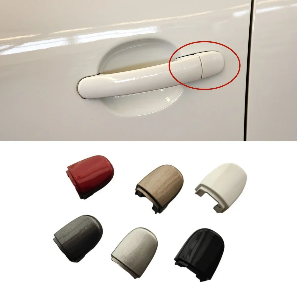 New Front Left Driver Door Handle Lock Cover Cap For VW Tiguan 5N MK1 2008-2017 Jetta 6 A6 2011-2017 Beetle 2012-2017 5N1837879