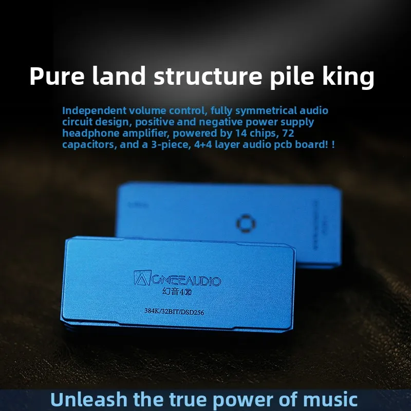 

ACMEE 4X HiFi Headphone Amplifier USB-C DAC Type-C to 3.5mm/4.4mm Balanced PCM 384K/32Bit Native DSD256 DoP128 Decoder for Phone