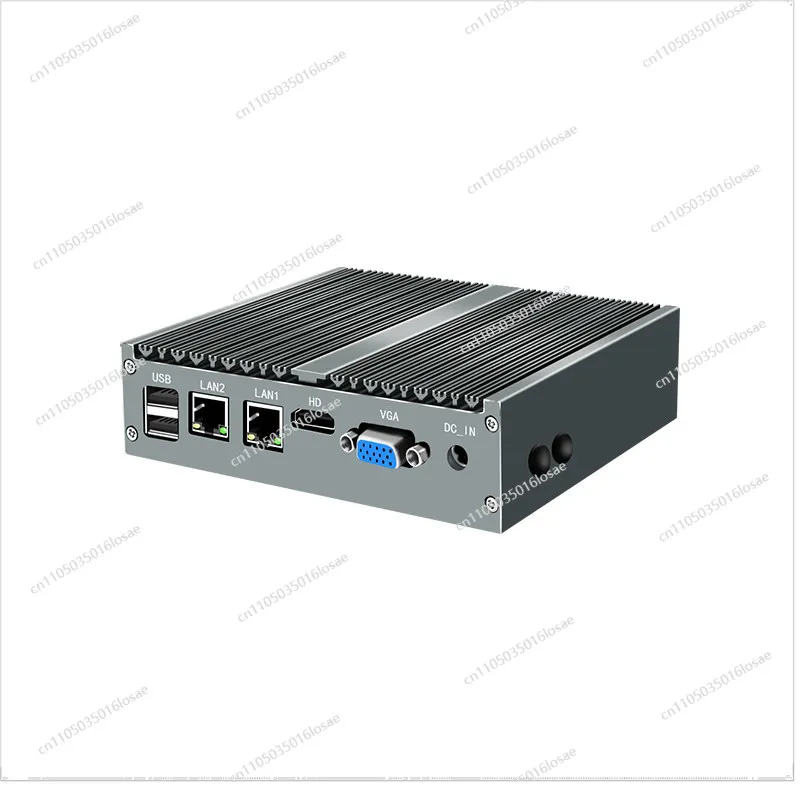 Mini PC Industrial con Doble Puerto de Red, Doble Puerto Serial, Silencioso, Sin Ventilador, Compatible con J1900, J6412, N100, N305, I3, I5, I7, Ubuntu, Micro Servidor