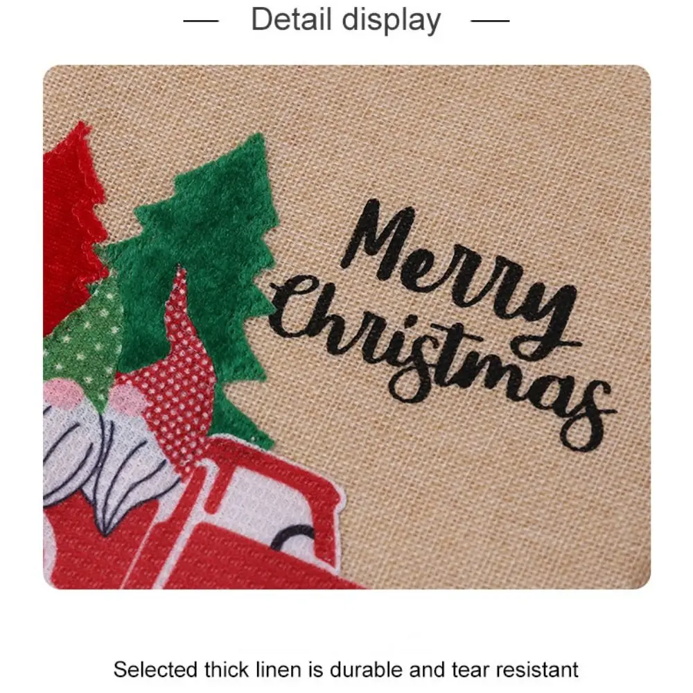 

Christmas Bottle Bag Drawstring Wine Bottle Set Flower Tree Wine Bottle Bag Cartoon Letter Wine Pouch Gifts Home Xmas Decor