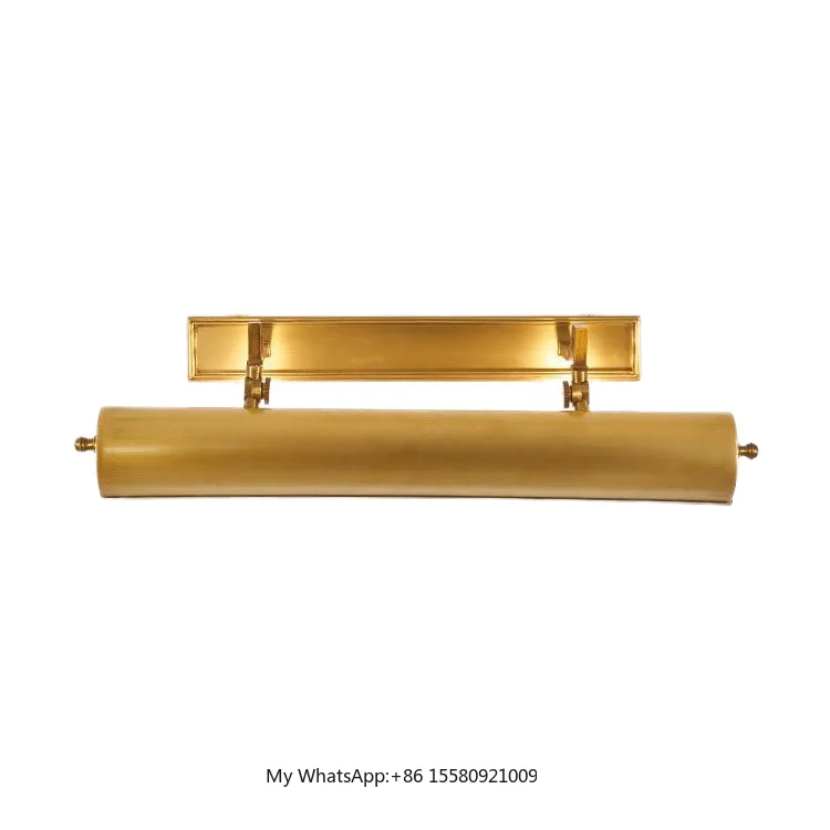 For Hollywood Picture Lights LED Wall Lamp Brass Front Sconce with E26 Base for Bathroom for Library Use
