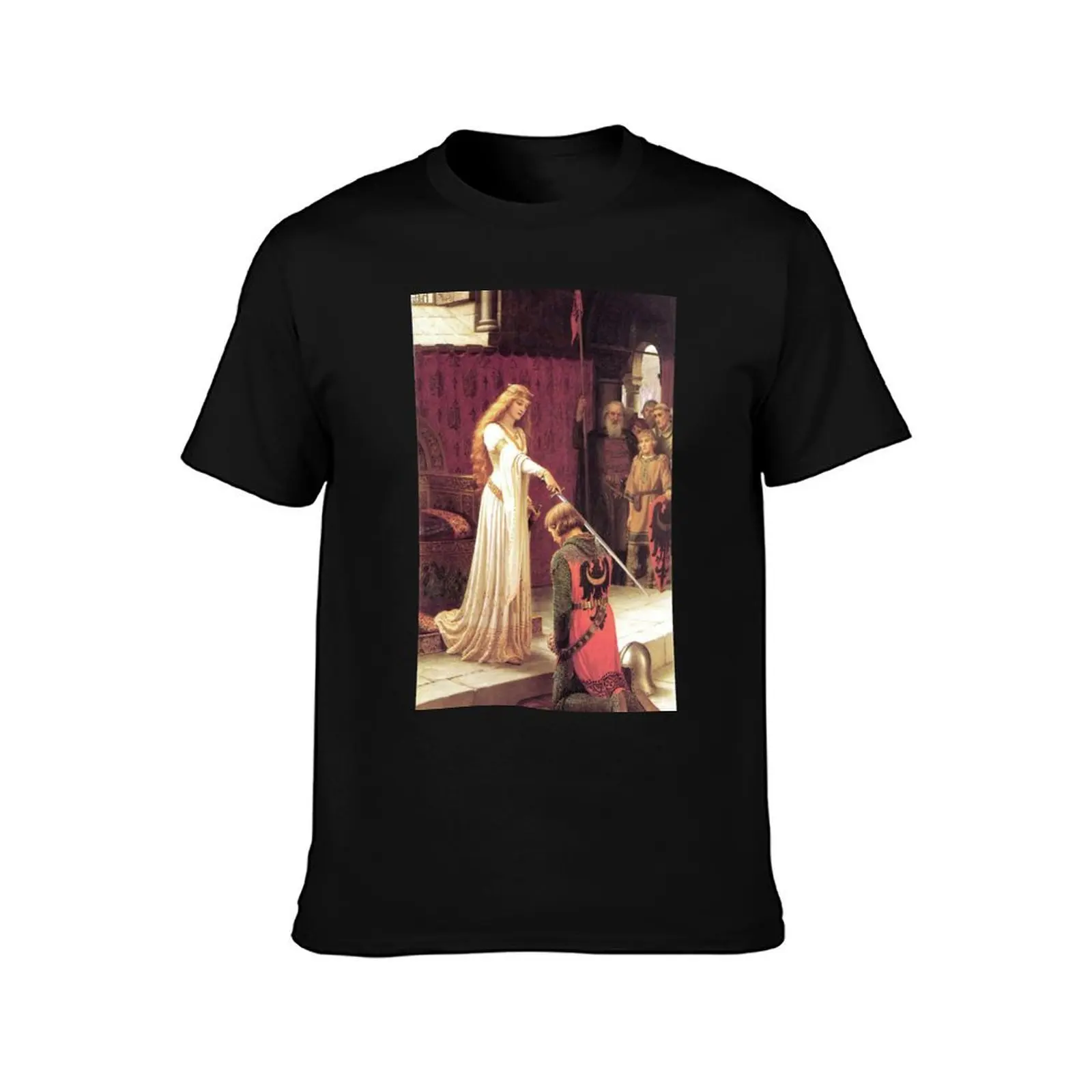تي شيرت Guinevere خلق الفارس تي شيرت أساسي تي شيرت مطبوع للرجال تي شيرت مصمم تي شيرت