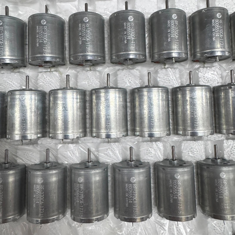 1 unidad Original MABUCHI Precioso Metal cepillado RF-370CA-17315 Motor DC 6V-12V 6540RPM goma magnética DIY juguete bomba de electrodomésticos