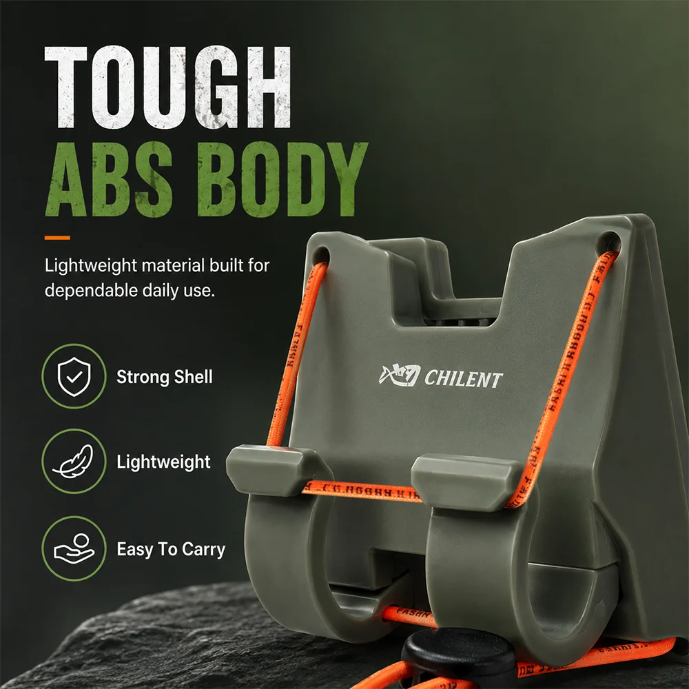 ZUKIBO Portable Fishing Rod Holder Belt Clip 360 Rotating Hands Free Waist Rod Bracket for Fly Spinning Lure Fishing view 2