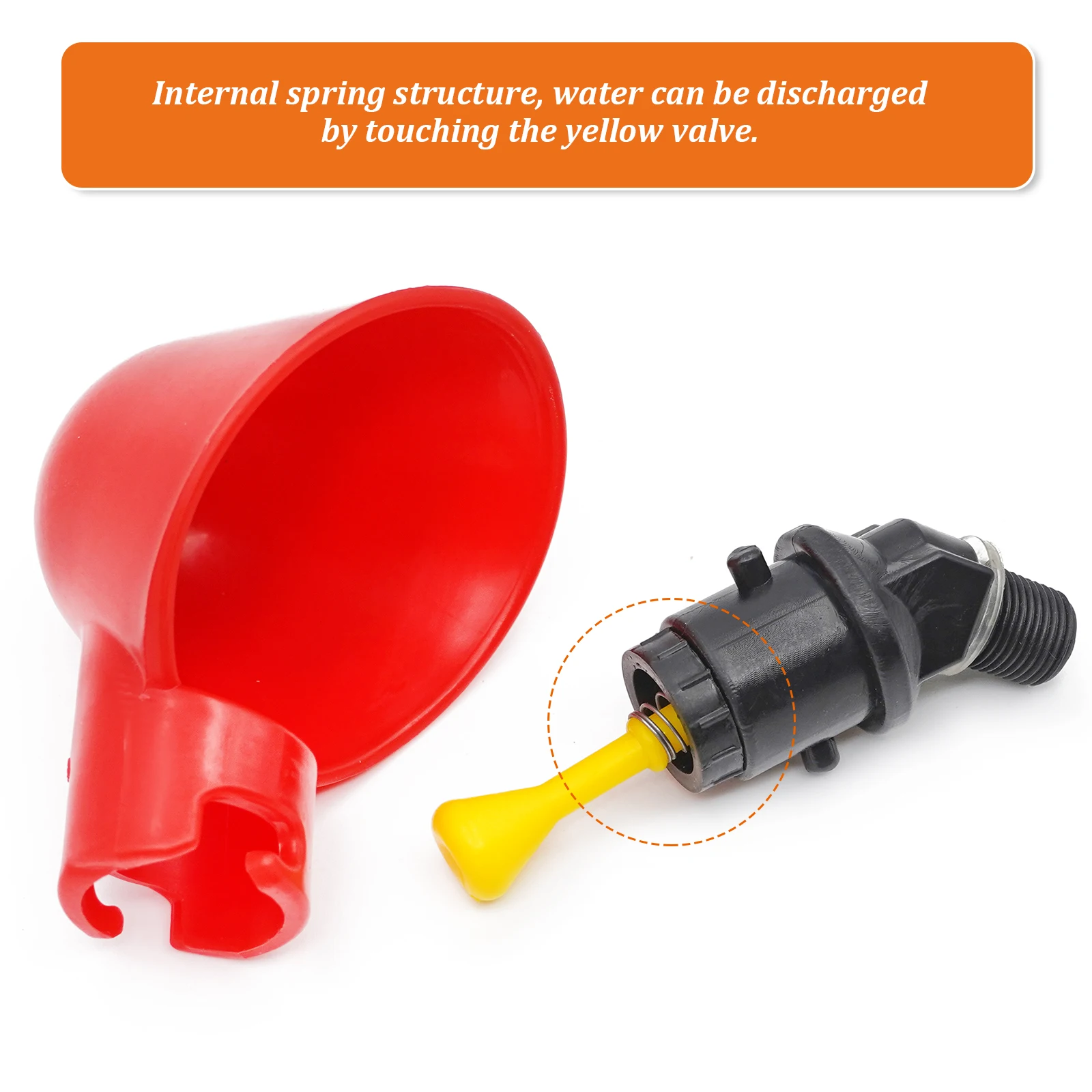 Bebedero automático para codornices y palomas – 5 piezas - imagen 3