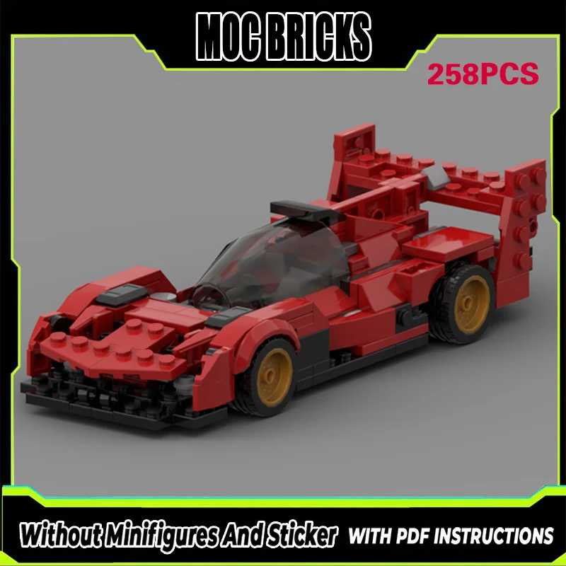 

Speed Racing Car Model MOC Building Bricks WEC IMSA Le Mans Modular Technology Gifts Holiday Assemble Children Toys Suit
