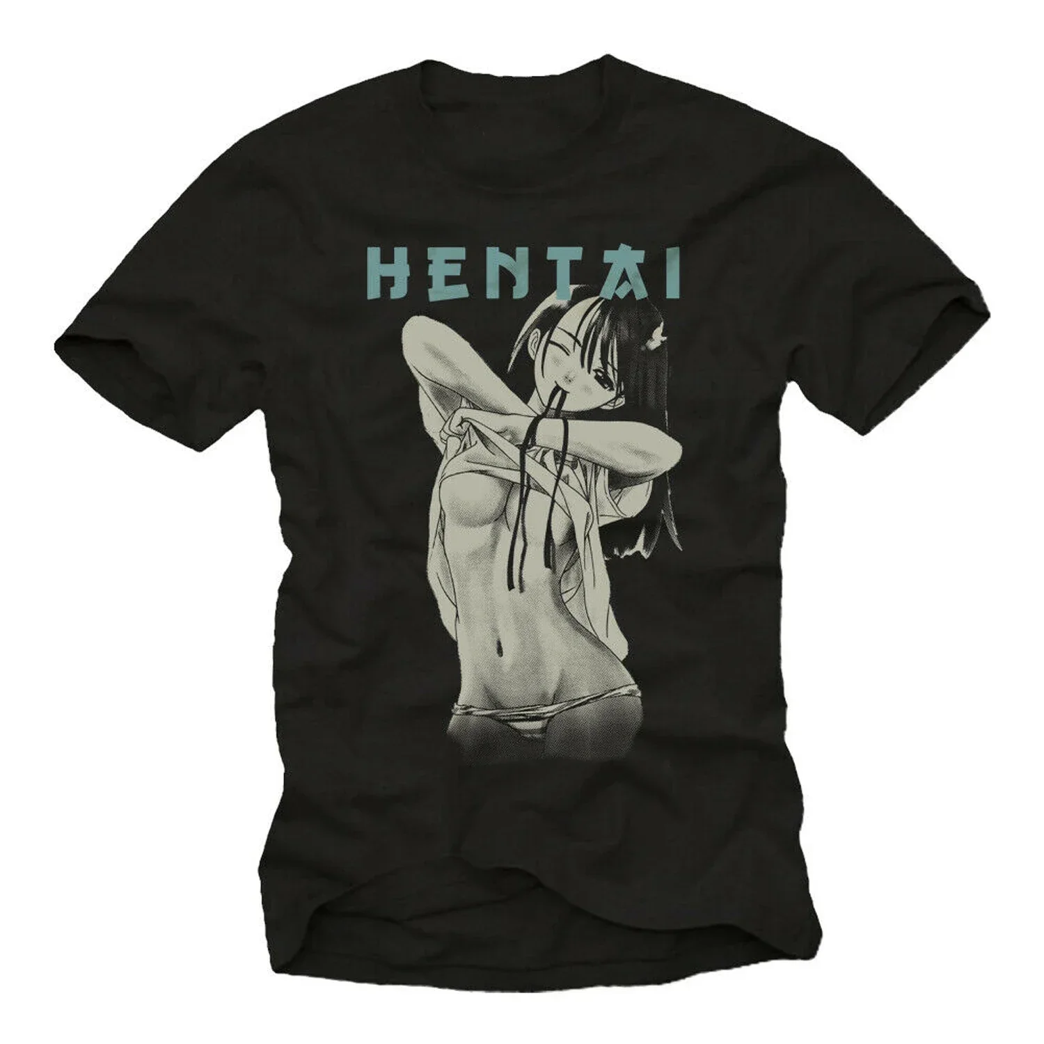 Summer Anime Comic Sexy Hentai Waifu Senpai Nerd Gamer Gift Manga T-Shirt. O-Neck Short Sleeve Mens T Shirt New graphic t shirts