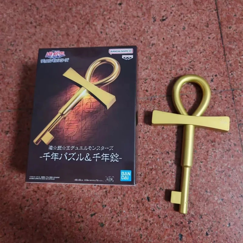 Original Bandai Yu-Gi-Oh! Duel Monsters Replik Millennium Puzzle Millennium Key Anime Modell Sammlerspielzeug