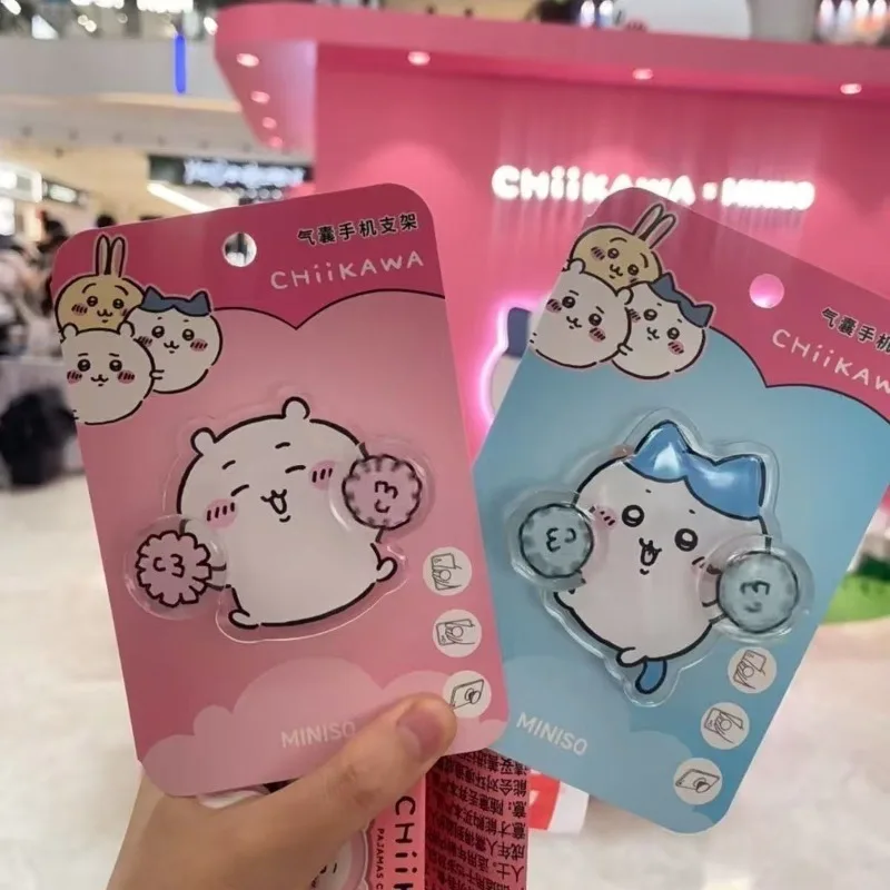 Anime E-STRONGU Chiikawa Hachiware Usagi Acrylic Phone Stand Cute Portable Desktop Holder Cartoon Kawaii Gift