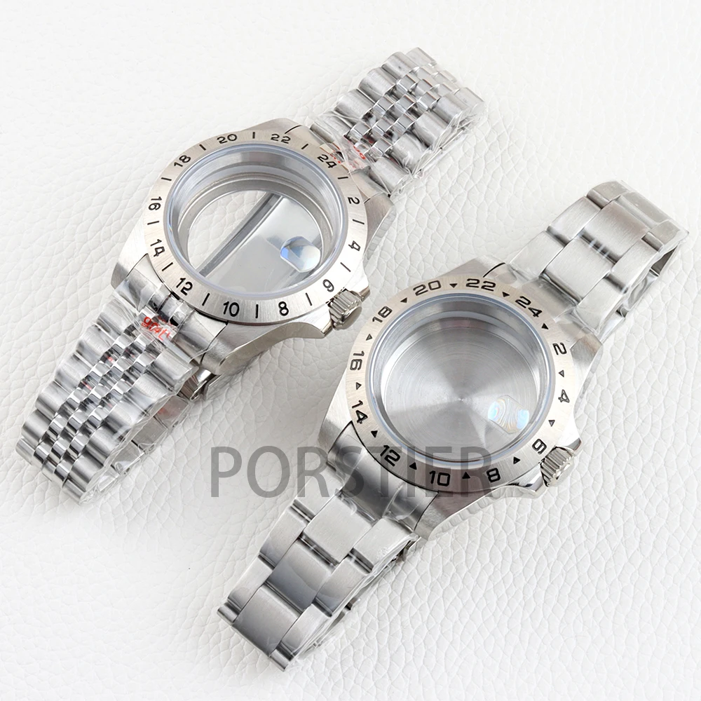 NH35 Watch Case 39mm Waterproof for Seiko NH34 NH35 NH36 NH38 Movement Explorer 28.5mm Dial Oyster/Jubilee Strap Stainless Steel