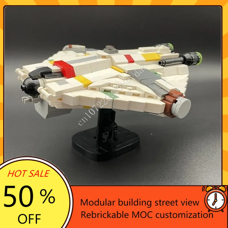 733 pièces le fantôme 1:200 échelle guerre spatiale militaire MOC navire spatial modèle de combat Puzzle personnalisé Architecture bricolage assemblage modèle jouet cadeau