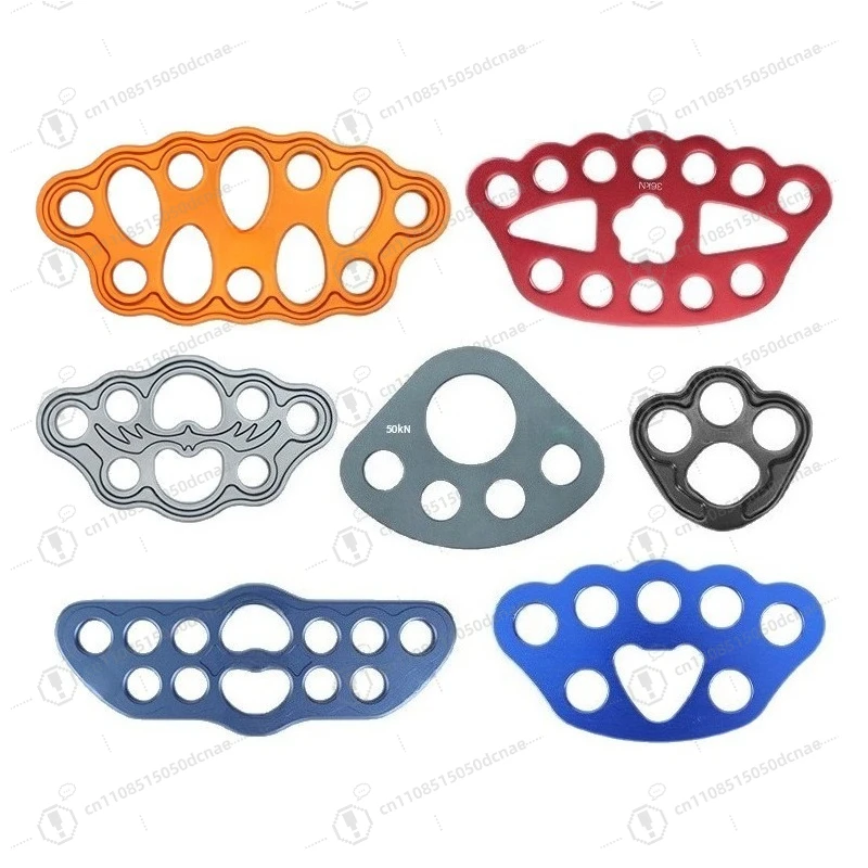 12 Hole Load Sharing Plate 8 Hole Rope Diverter for Anchor Rigging Climbing Outdoor Rescue Equipment