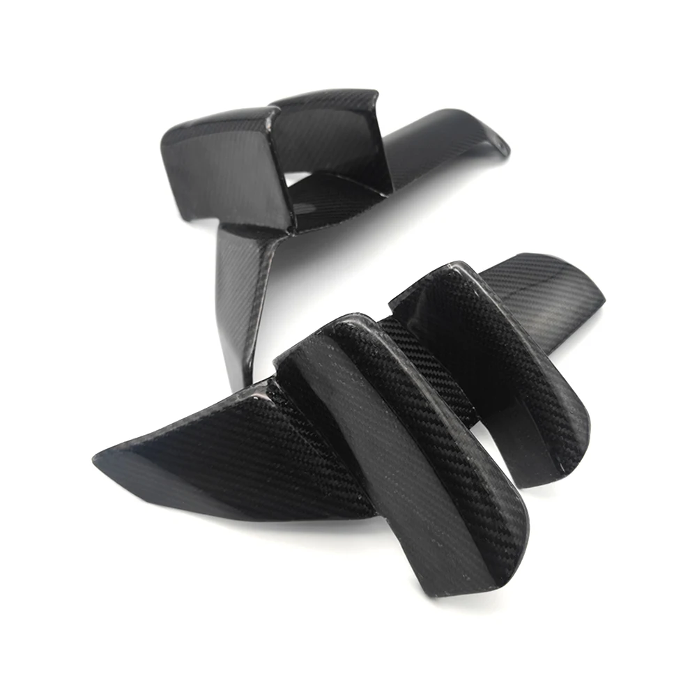 لياماها MT09 MT-09/SP 2024 2025 2026 100% ألياف الكربون دراجة نارية الجناح الجانب الثابتة الجناح عالية اللمعان هدية تعديل #6