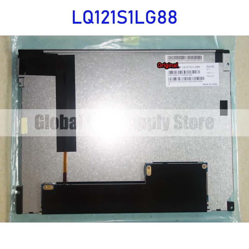 

LQ121S1LG88 12.1 Inch LCD Display Screen Panel Original for Sharp 20 Pins Connector Industrial Brand New Fully Tested