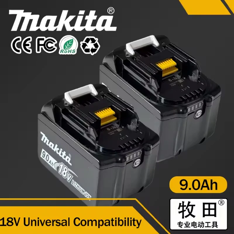 

Original Makita 18V Battery 3.0Ah/5Ah/6Ah/9Ah Lithium Replacement for BL1830B BL1850B BL1850 BL1840 BL1860 BL1815