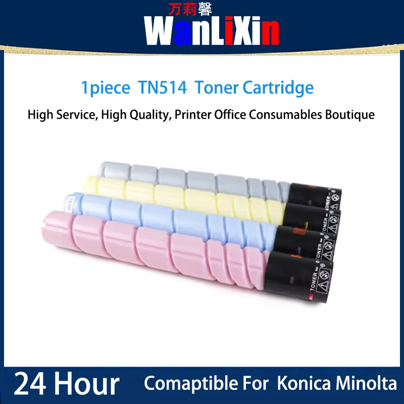 

1 piece TN514 Toner Cartridge Compatible For Konica Minolta Bizhub C458/558/658 Printer