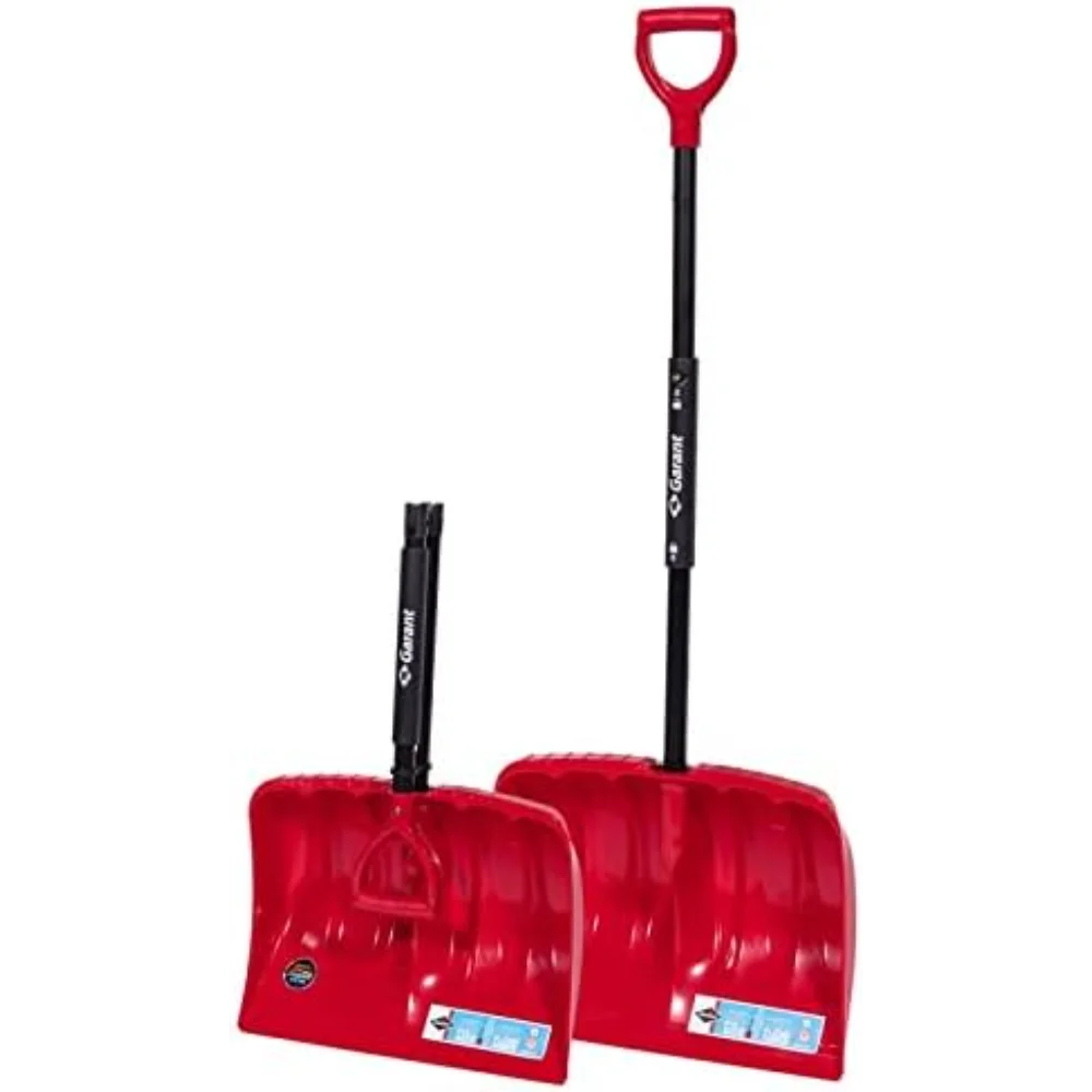 

19 x 50 Inch Poly Foldable Snow Shovel, Heavy Duty Snow Removal Tool