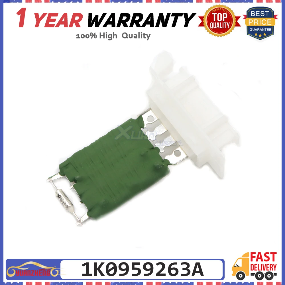 

Новый нагнетатель отопителя, вентилятор двигателя резистор 1K0959263A для VW Golf Mk5 Mk6 Passat B6 B7