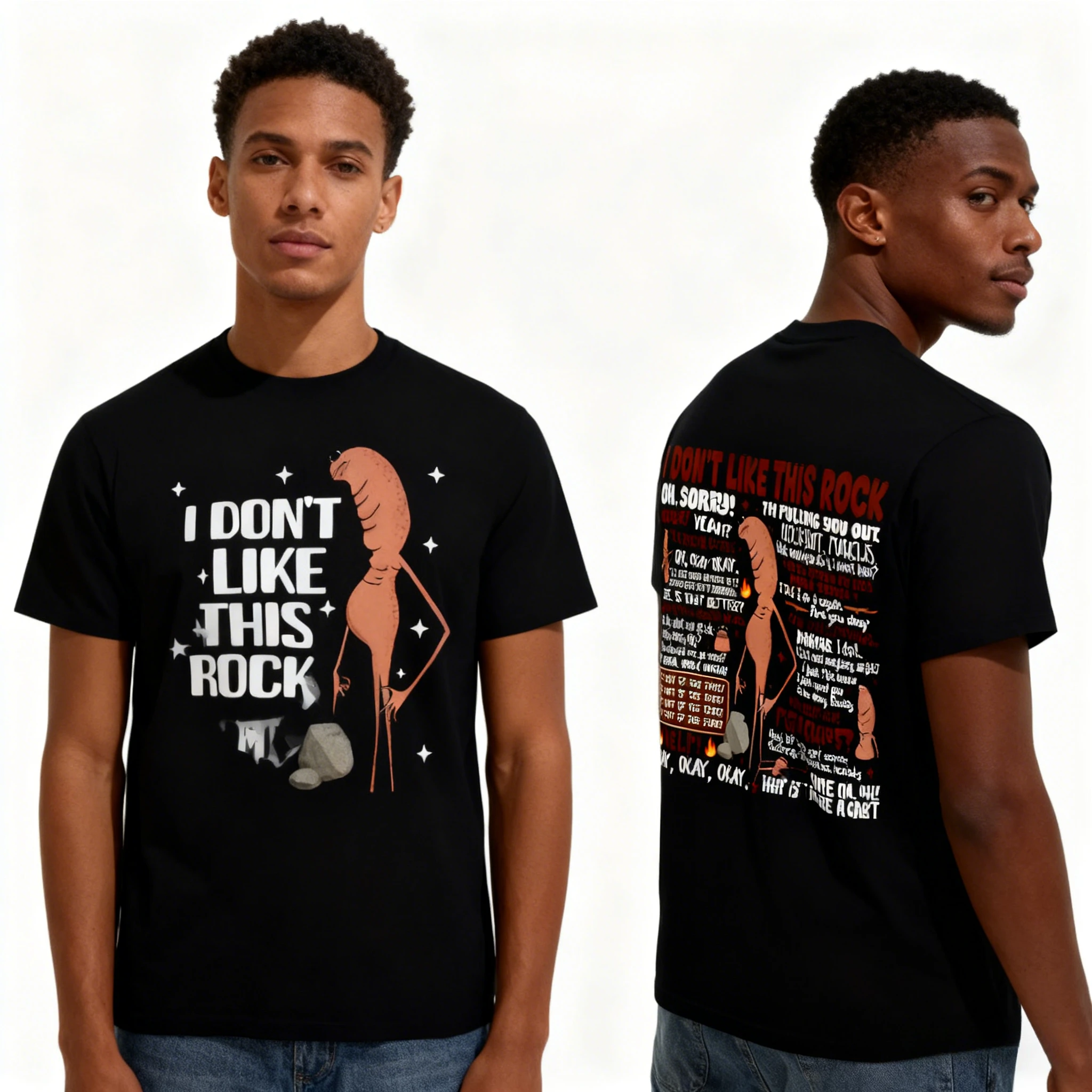 ماركوس دودة VRChat Jouffa القطن تي شيرت رجالي عادي للجنسين نمط المرأة المتضخم Y2K الهيب هوب الراب الشارع عادية الرياضة المحملة #1