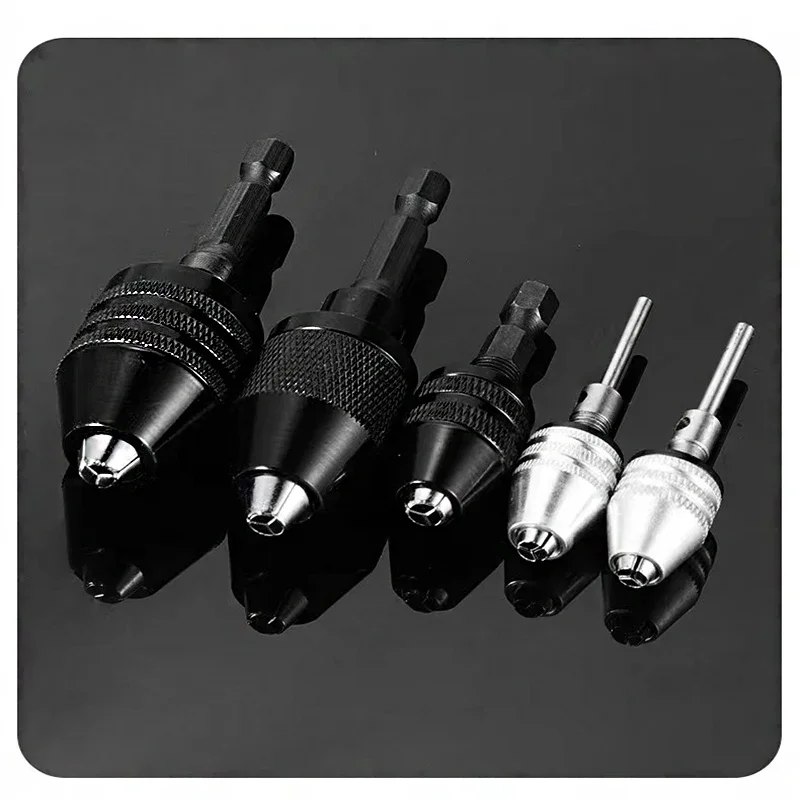 

0.3-6.5mm quick-change hexagonal shank three-jaw self-centering twist drill bit chuck 3.6 electric grinder drill chuck