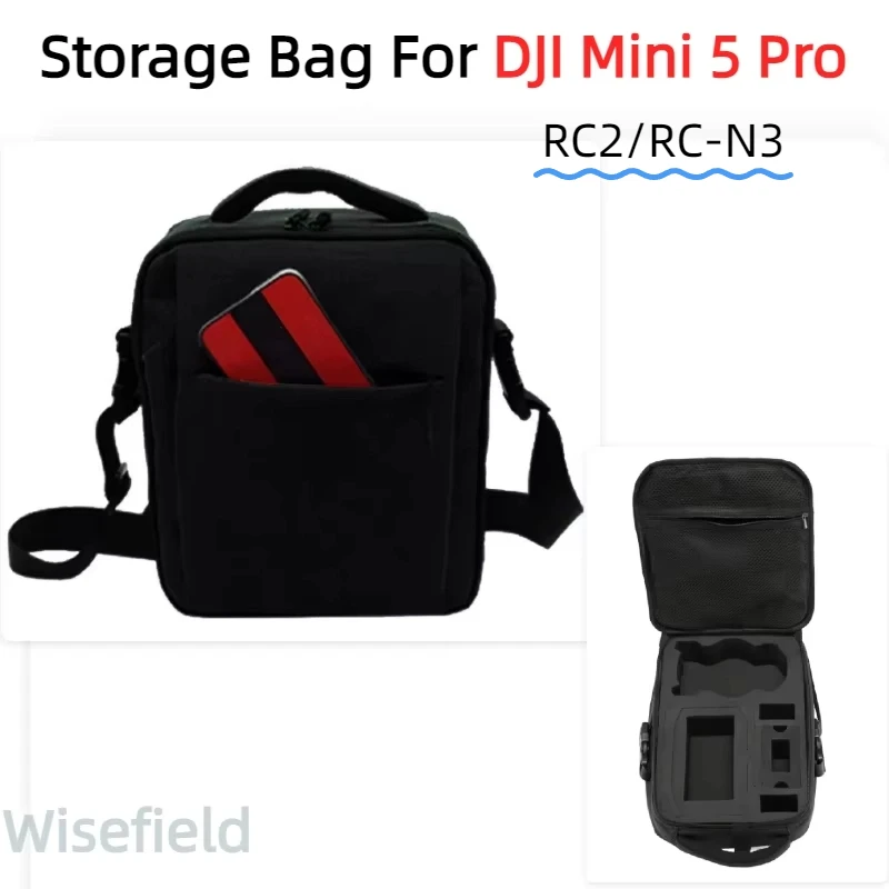 

Suitable for DJI Mini 5 Pro storage bag Mini 5 Pro travel shoulder carry case organizer bag for RC2/RC-N3
