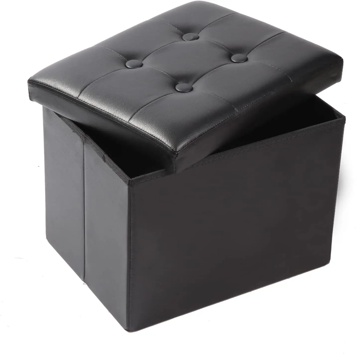 

Storage Ottoman Footrest Stool Small Ottoman With Storage Foldable Ottoman Leather Foot Rest Footstool Bench For Living Room