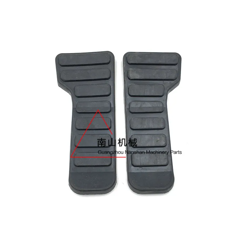 For Hyundai R60 7Walking pedal glue Rest rubber Pedal rubber Walking iron plate rubber Excavator Parts