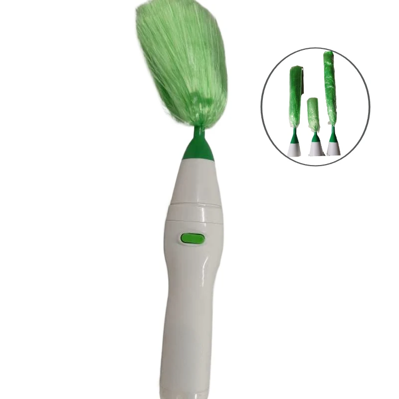 360°Rotatable Dust Brush Adjustable Electric Spin Duster Feather Dust Brush Vacuum Cleaner Window Household Cleaning Brush Tool