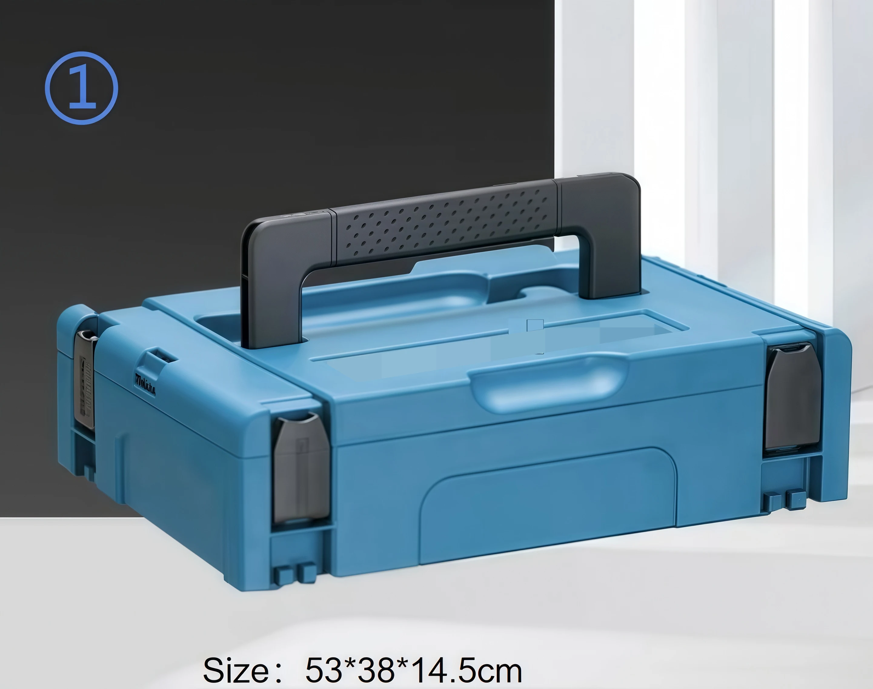 

Sturdy Cost-effective Household Stackable Plastic Blue Storage Box Hardware Supplies Buckle Toolboxes
