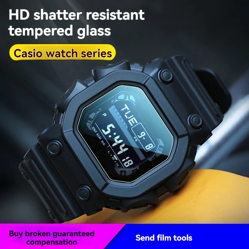 Película protetora para casio 5035 DW-5600 dw5600 GW-M5610 GBD-200 GMW-B5000 GW-6900 DW-6900 GX-56 relógio filme temperado transparente