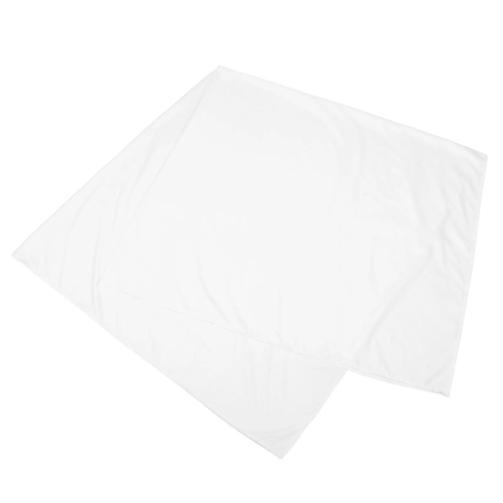 King Flat White Sheet Hotel Quality Polyester Flat Top Sheet Breathable Soft Cooling Wrinkle Resistant for Hospital Hostel Guest