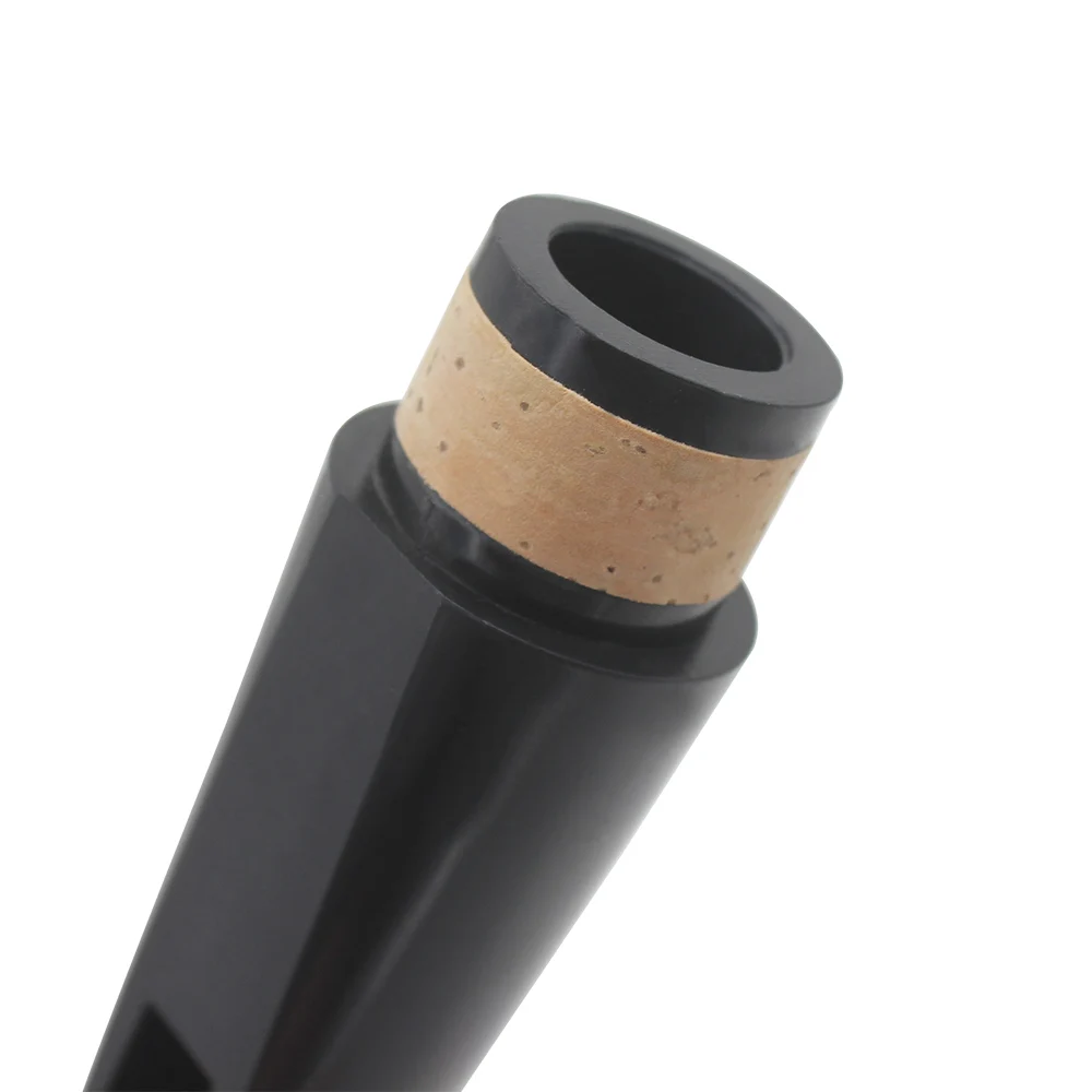 Bb Clarinet Bakelite Mouthpiece Professional Traditional Clarinet Accessory with Reed Mouthpiece Patches Pads Black Pipe Set