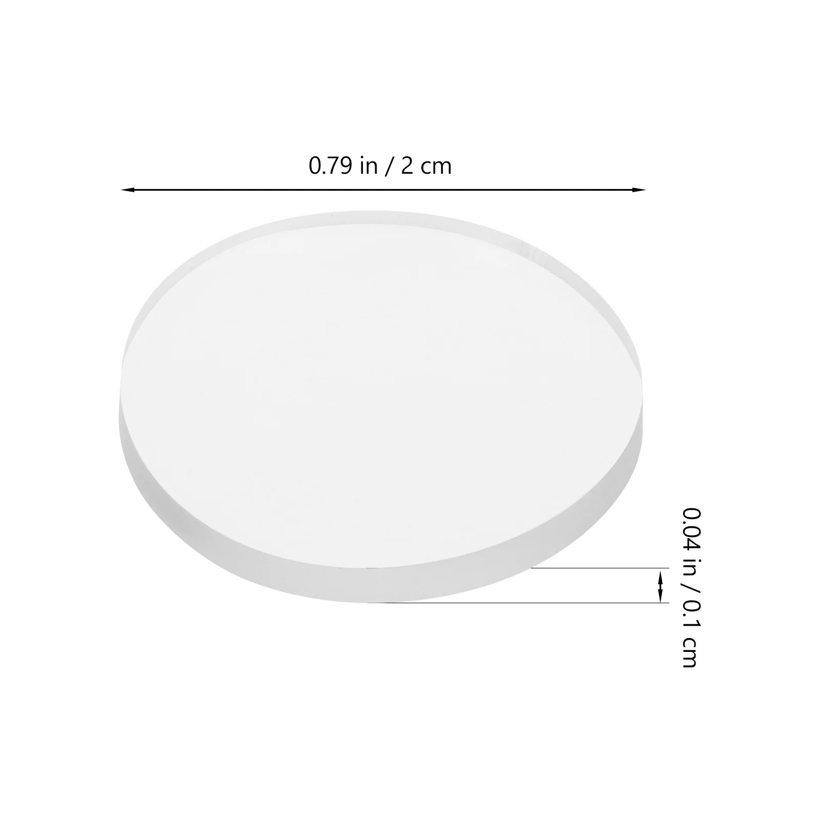 50 قطعة منصات المضادة للانزلاق شفافة مستديرة الأثاث حافظات الأرضية لطاولة القهوة طاولة طعام مكتب الزجاج العلوي مصدات الأثاث #3