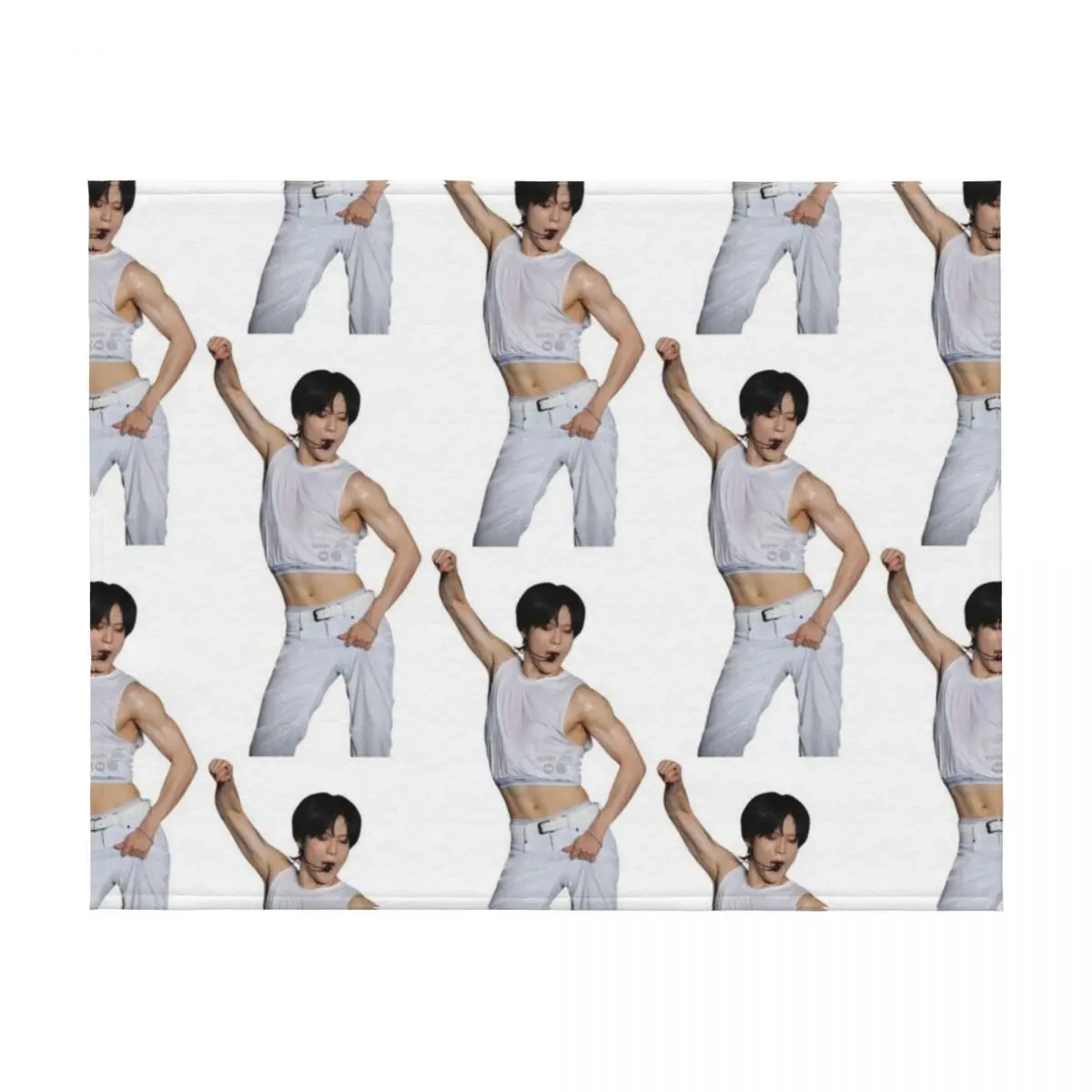 TAEMIN Shinee مذنب رمي بطانية فضفاضة فروي المعزي البطانيات المرجحة