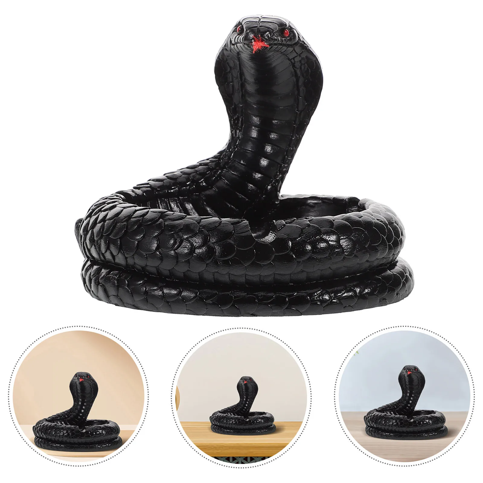 

Cobra Ashtray Resin Vintage Tray Multifunctional Desktop Decorative Creative Design Unique Home Office Present For Him Dad