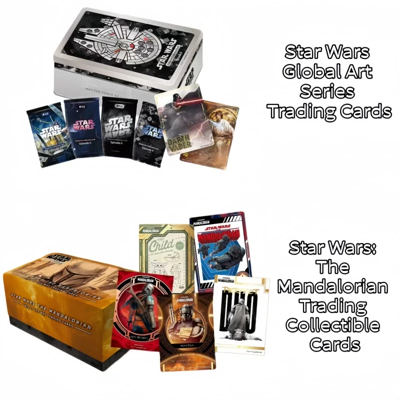 Official Star Wars Mandalorian Signature Cards Limited Edition Blind Box Collectible Toys Movie Commemorative Collection  Cards
