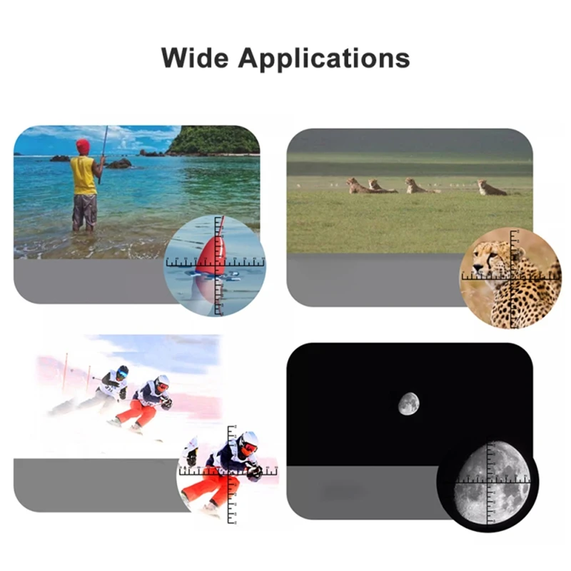 Telescopio monocular compacto TOP 8X20: alcance portátil de alta definición, ideal para senderismo, acampada, observación de vida silvestre, conciertos