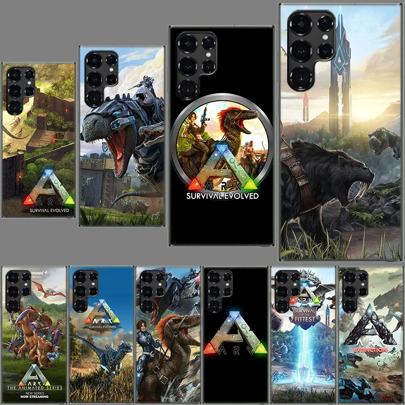 Coque de téléphone ARK Survival Evolved, étui transparent en TPU pour Samsung Galaxy S24 S23 S21 S20 FE S22 S26 Ultra S25 Edge S10 Plus