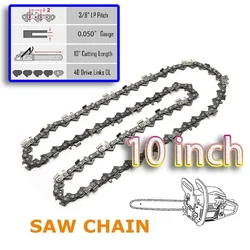 1/2/3/4pcs 10 Inch Chain 40DL 20Cutter 3/8