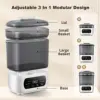 4-in-1 哺乳瓶滅菌器 & 乾燥機 |   LED タッチコントロールと自動シャットオフ機能を備えたスチーム消毒剤 - すべてのボトルにユニバーサル 2