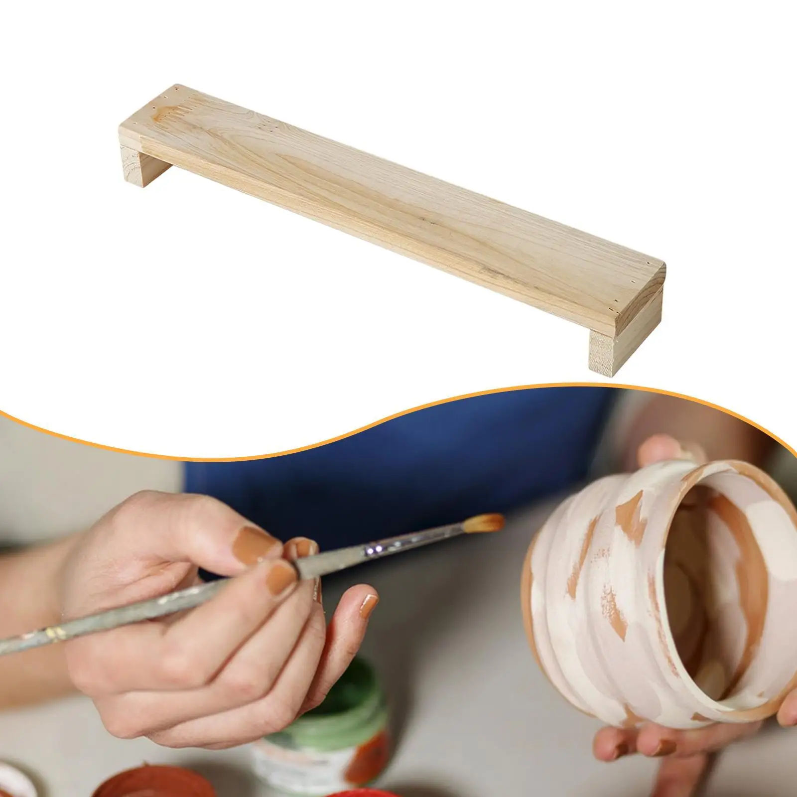 

Многофункциональная легкая подставка для запястья для художников, деревянная доска для рук, инструмент для скульптуры, для рукоделия и рисования