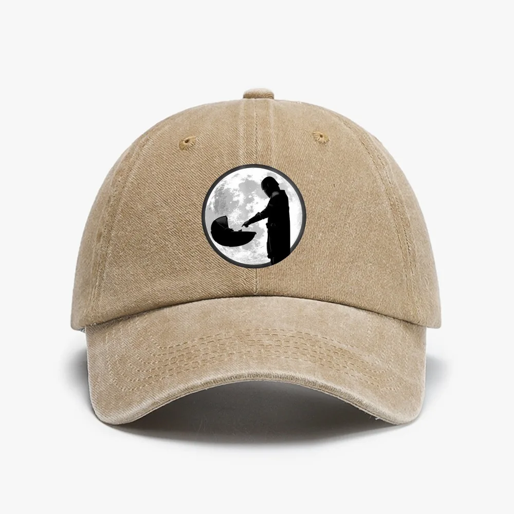 THIS IS THE WAY Mandalorian hat Classic Breathable Distressed Washed Baseball Cap soft Adjustable sunbonnet Dad hats