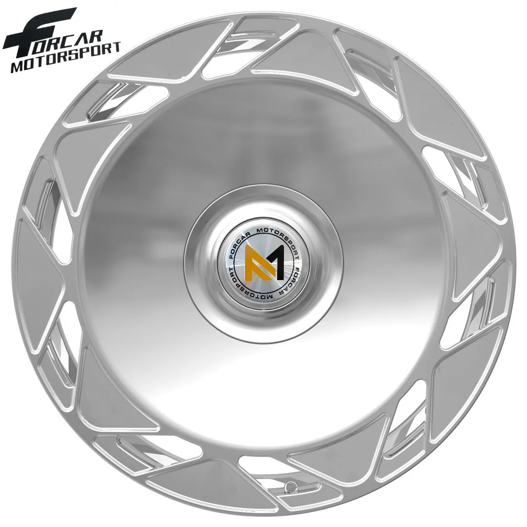 Forcar Silver Polished Floating Center Cap Custom Popular Luxurious Passenger Car OEM Forged Wheel